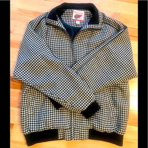 Houndstooth Bomber Jacket